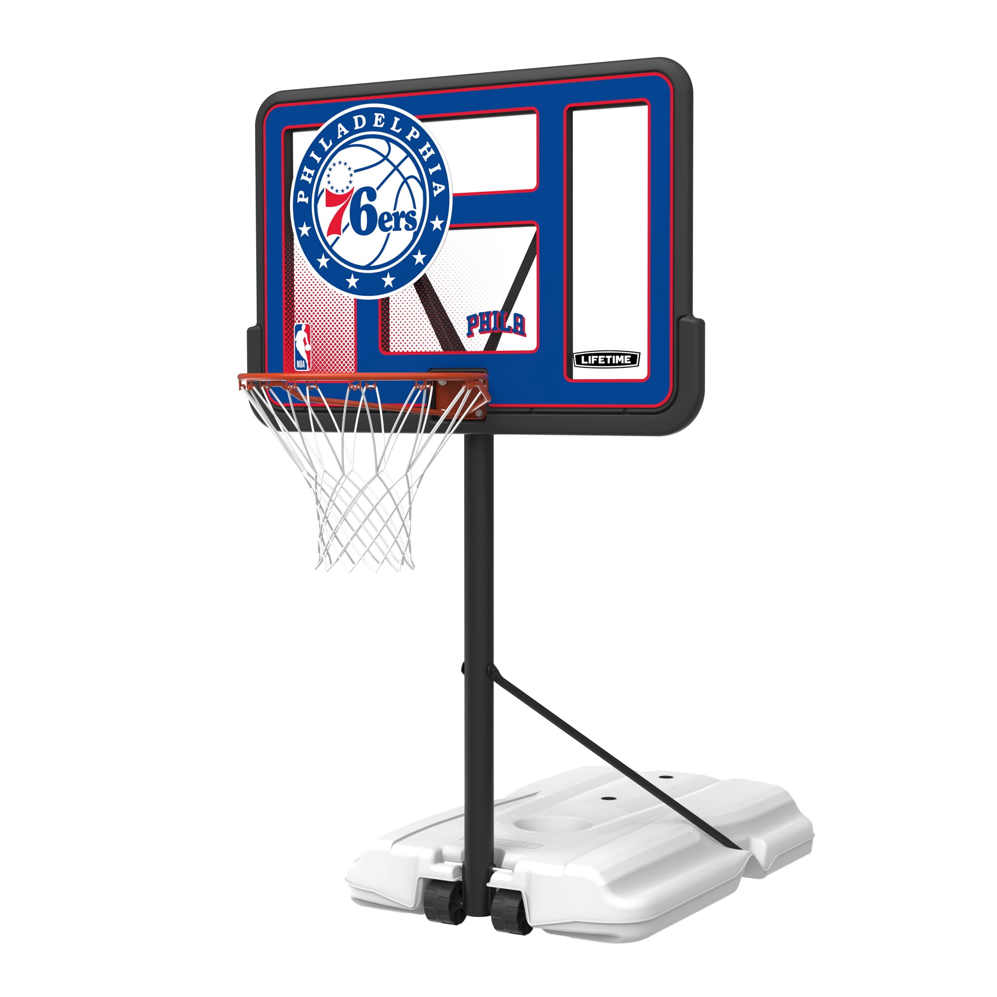 Lifetime NBA Philadelphia 76ers Poolside Basketball Hoop, Outdoor