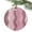pink, variant on Abstract Gradient Pink Waves Christmas Ceramic Ornament 2025,3" Round Xmas Tree Hanging Accessories with Gold Ribbon