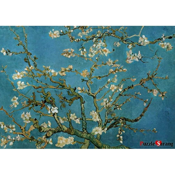 Puzzlelife Almond Blossom 1000 Piece Jigsaw Puzzle