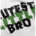 thumbnail image 5 of Cutest Little Bro Youngest Brother Bodysuit Jumper Boys Infant Baby Brisco Brands NB, 5 of 7
