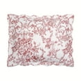 thumbnail image 6 of Modern Heirloom Garden Toile Red 3-Piece Reversible Quilt Set, Full/Queen, 6 of 7