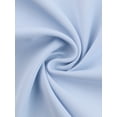 thumbnail image 5 of DARING DIVA Women's Plus Peter Pan Collar Long Sleeve Button Down Blouse 2X Light Blue, 5 of 6
