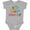 AC-Heather Grey, variant on Inktastic Easter Hip Hop Hooray with Eggs and Carrot Boys or Girls Baby Bodysuit