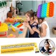 thumbnail image 3 of Jouet Sensoriel à Bulles Push Pop Fidget, Jouets Anti-Stress pour Autisme et Besoins Particuliers, Soulagement de l'Anxiété, Jouet Sensoriel à Bulles d'Extrusion Fidget (Carré Orange), 3 of 6
