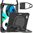 thumbnail image 1 of Étui Assorti pour Ipad Air4 10.9 Pouces avec Bandoulière, Grand Support Réglable, Porte-Stylo, Protection contre les Chocs, 1 of 5