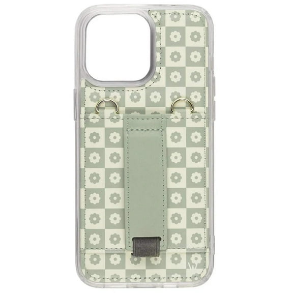 Blooming Check Purse Case