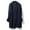 Navy, variant on SDNall Mens Trench Coat, Long Trench Coat, Mens Solid Medium Long Casual Coat Coat Long Sleeve Turndown Collar Breaste Pocket Trench Coat