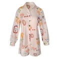 thumbnail image 4 of MAIHAN Linen Shorts Outfits Women 2 Piece Set Summer Loose Fit Long Sleeve Shirt and Elastic Waist Shorts Women Shorts Sets Outfits Vacation Outfit Two Piece Outfit, 4 of 7