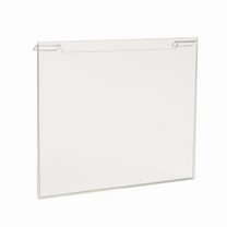 8 1/2 in. H x 11 in. L Acrylic Sign Holder for Slatwall or Wire Grid Panels (Pack of 24)