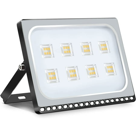 

DTLYH 50W LED Flood Light Outdoor Upgrade Slim Design 4000LM Outside Floodlights IP67 Waterproof Exterior Security Floodlights 3000K Warm White Lighting for Garage Garden Yard Squar