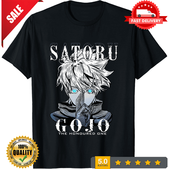 Reprint Rare Funny Gojo Satoru T Shirt, Gojo Satoru , Anime Unisex, NEW TRENDING ITEM-TH82990