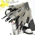 thumbnail image 3 of HILABEE 18-piece cosmetic brush set for Foundation Powder Concealer -Black, 3 of 7