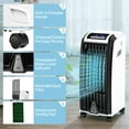 Gymax Portable Air Evaporative Cooler Fan w/ Remote Control Casters