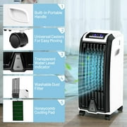 Gymax Portable Air Evaporative Cooler Fan w/ Remote Control Casters Home Office