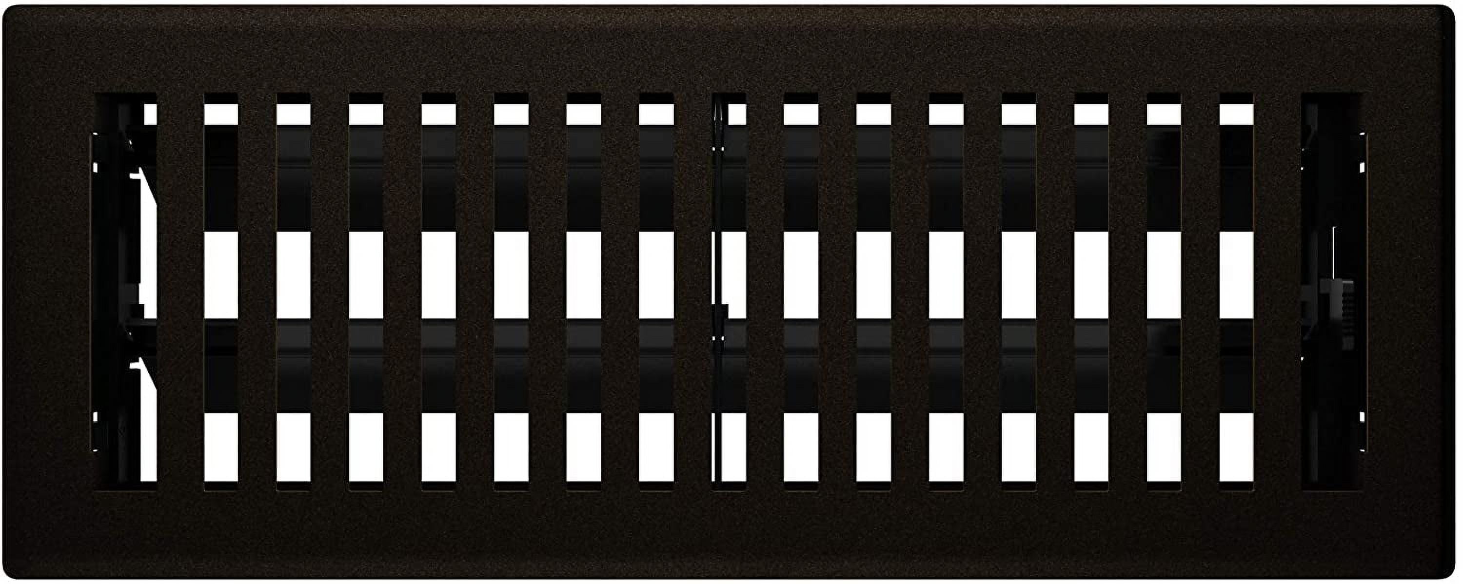 Imperial RG3435 Signature Series Floor Register, Bronze Age Montezuma, Steel, 4 x 12 In. - Quantity 1