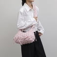 thumbnail image 4 of Bolso Hobo Hinchado Mano Plisado para Mujer Suave Al Aire Libre, 4 of 9