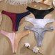 thumbnail image 4 of finetoo 3 unids/set algodón lencería mujer g-string ropa interior 7 colores sólidos señoras bragas mujer baja altura mujer tanga calzoncillospangjing, 4 of 4