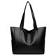 thumbnail image 1 of Bolsos de hombro de gran capacidad de PU Color sólido para mujer 2 bolsillos bolso de viaje femenino, 1 of 9