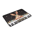 thumbnail image 2 of Weloille Easter Rabbit Floor Mat 1 Piece, 1.31 x 1.97 Ft Thickened Area Rug, Soft Non Slip Absorbent Doormat, Washable Welcome Mat for Entryway Door Bathroom Home Decoration, 2 of 6