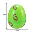 thumbnail image 2 of AmaMary 18 Pcs Plastic Printed Bright Easter Eggs, 2.28'' Tall for Easter Hunt, Basket Stuffers Fillers, Classroom Prize Supplies, Filling Treats and Party Favor, 2 of 6