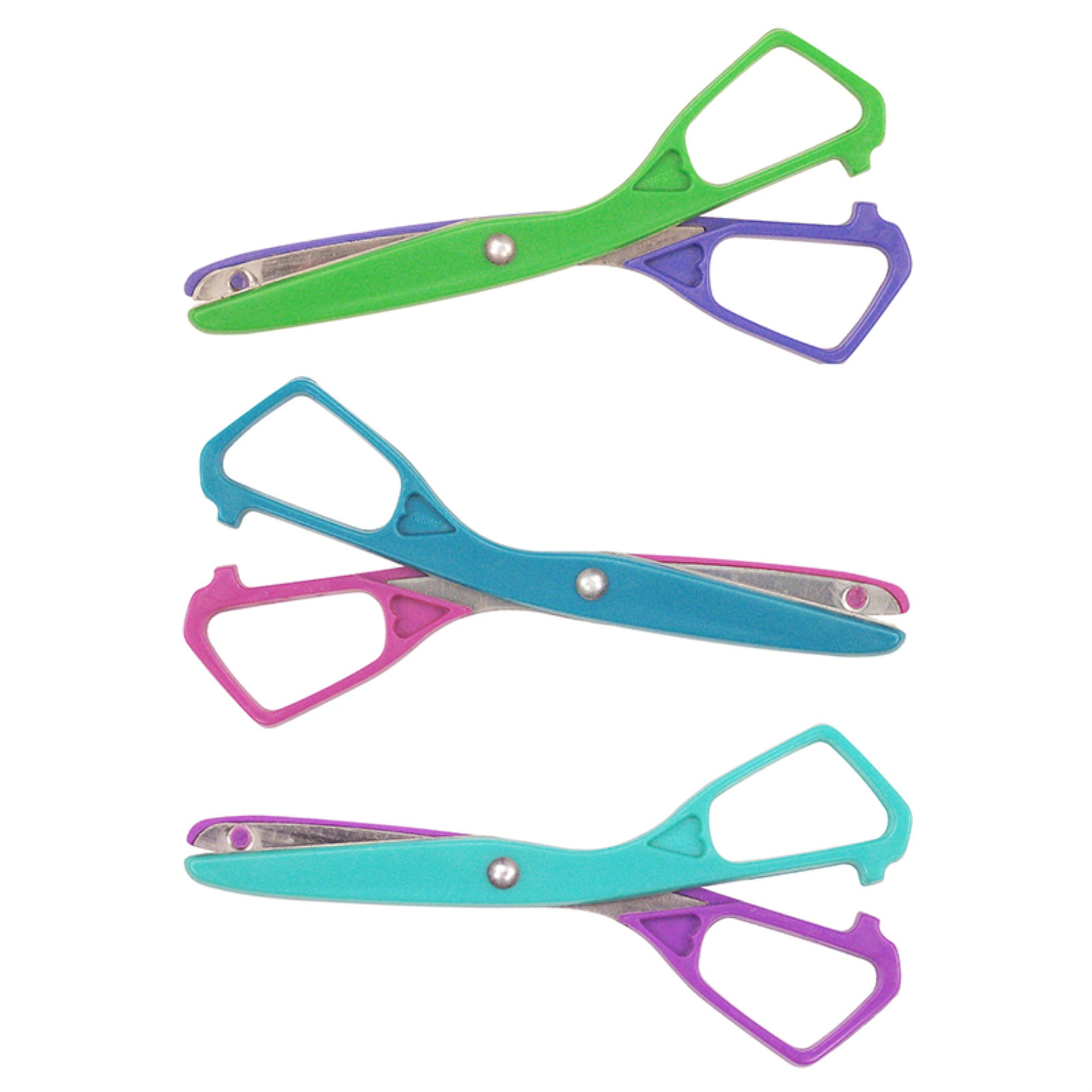 Economy Plastic Safety Scissor, 5-1/2' Blunt, Colors Vary