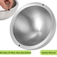 thumbnail image 3 of Salad Bowl, 70oz Dip Chiller Bowl, Stainless Steel Double Walled Insulated Ice Serving Bowl with Water Injection Hole for Salsa, Guacamole, Sauces, Salad Food Hot or Cold, 3 of 8