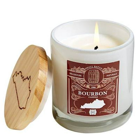 BOURBON Kentucky Home Hillhouse Naturals 7 oz Glass Scented Jar Candle