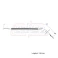 thumbnail image 3 of Cable Chicote Acelerador Compatible Con Nissan D21 Pick Up 2.4L 1991 CAHSA Cable Chicote Acelerador, 3 of 7