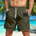 thumbnail image 2 of OHGOD Men Short, Mens Shorts Casual Big and Tall, Mens Chino Shorts 6 Inch Inseam, 1 * Man Shorts - Army Green - L, 2 of 6