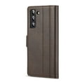 thumbnail image 3 of SaniMore for Samsung Galaxy S23 Plus 2023 Case, PU Leather Magnetic Flip Folio Shell with Card Holders RFID Blocking Kickstand Shockproof TPU Magnetic Closure Business Cover, Coffee, 3 of 9