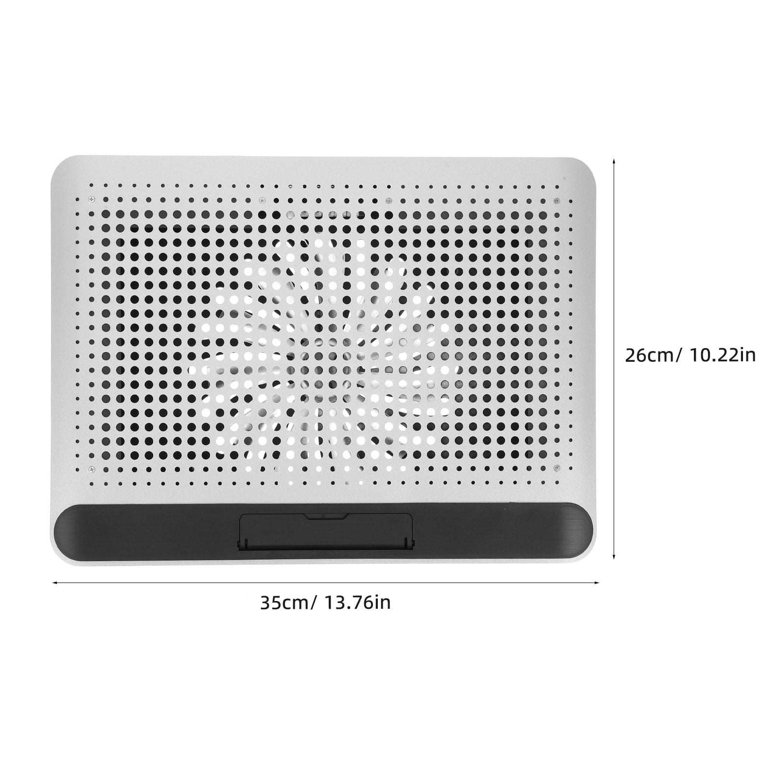 TABLZONE Quiet Laptop Cooling Pad with Skid Resistant Design and Rotary Fan Control for Home Pc