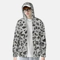 thumbnail image 4 of Kll Wild Animal Leopard Print Men'S Women’s Upf 50+ Sun Protection Outdoor Hoodie Jacket Long Sleeve Fishing Hiking Performance Shirt- Medium, 4 of 8