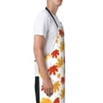 thumbnail image 3 of Naloa Maple Leaf Apron Kitchen Aprons with Pockets for Women Men Chef, 3 of 8