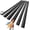 Black, variant on Cord Hider, LazySpin 42.5In Large Cable Wires Cord Cover for Wall Mount TV PVC, White