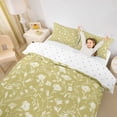 thumbnail image 2 of Erosebridal Vintage Flower Duvet Cover Set for Women, Yellow Bedding Full, Reversible, 3pcs 1 Duvet Cover and 2 Pillowcases, No Comforter, 2 of 6