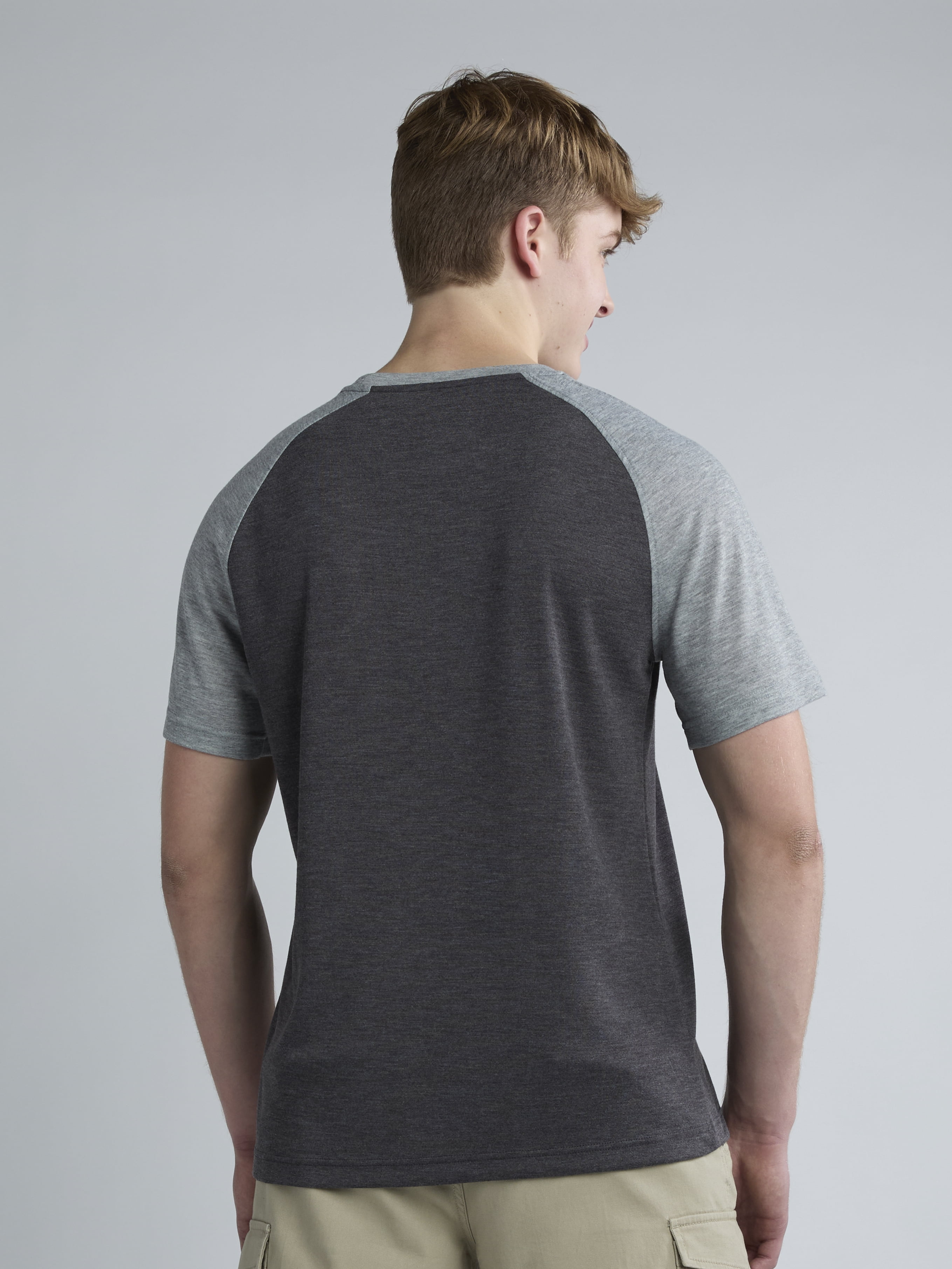 George Men's and Big Men's Raglan Tee, Sizes S-3XL