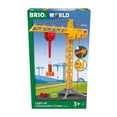 thumbnail image 1 of Juego de grúa de construcción BRIO 33835 con luces para niños mayores de 3 años, 1 of 9