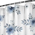 thumbnail image 3 of Pioneer Flower Floral Print Pattern Shower Curtain 84"x72", Bathroom Decorative Shower Curtain Set with 12 Hooks, Waterproof Washable, 3 of 6