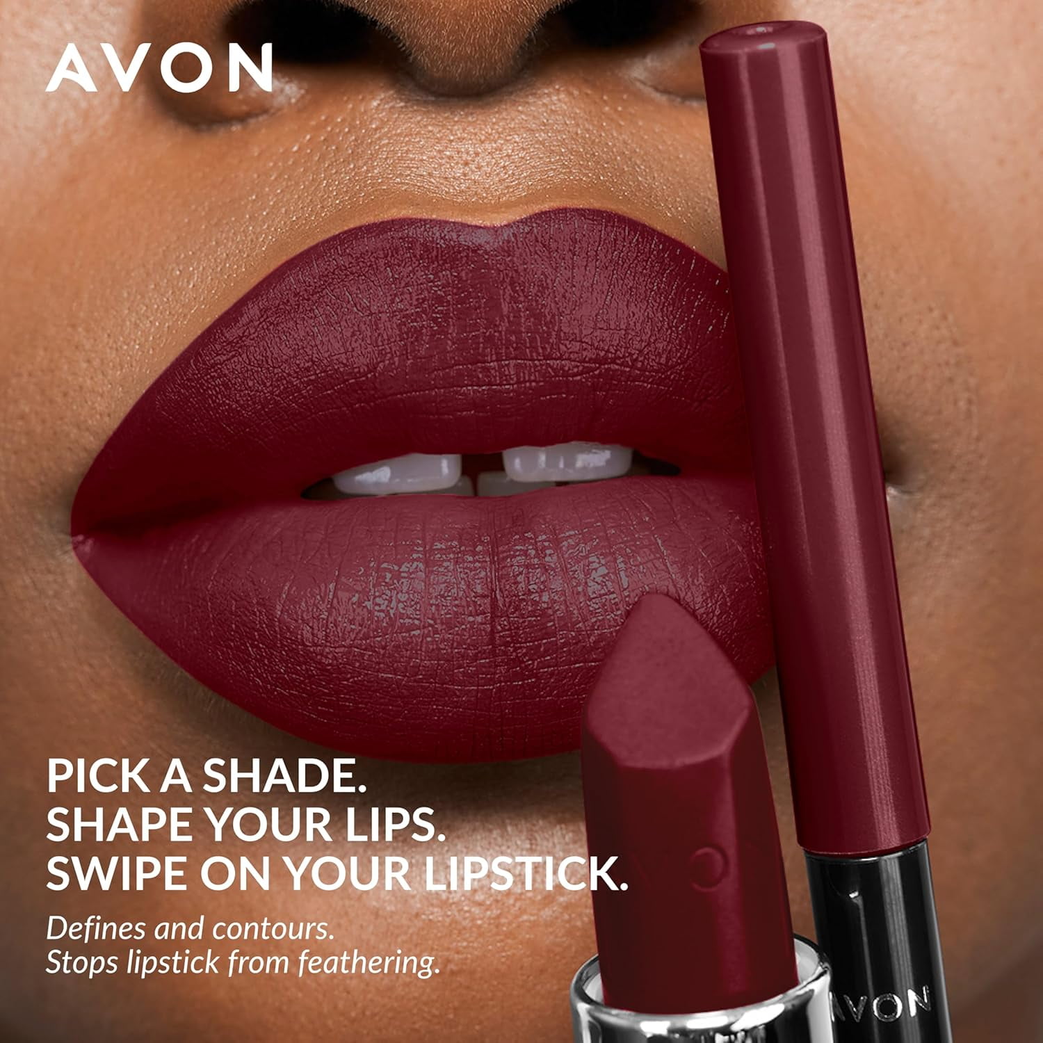 Avon Glimmersticks Retractable Lip Liner / CHERRY JUBILEE / SET OF 4