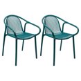 thumbnail image 2 of JAUZ IMPROVEMENT 2pz Silla Minimalista Color Aqua Moderna Tipo Lagoon (A2175), 2 of 5