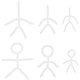 thumbnail image 1 of piezas de 6 estilos de esqueleto de articulación corporal, esqueleto de armadura ajustable, figura de acción de plástico, esqueleto móvil, articulación de plástico, Jeton, rótula, extremidades y, 1 of 8