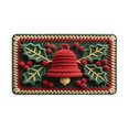 thumbnail image 2 of Christmas Rug | Holiday Floor Mat | Festive Doormat for Entryway, Living Room, Kitchen & Bathroom Decor | Soft Polyester Indoor Mat | 35x23 Inch, 2 of 6