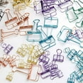 thumbnail image 5 of 14 Pcs Metal Wire Clips Hollow Out Stationary Clips Long Tail Binder Clips, 5 of 10