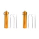 thumbnail image 4 of Inteprter 3 piezas de palillos de con soporte Mini bolsillo Adultos Personas mayores Herramientas Contenedores Oficina Viajes Suministros Oro 2piezas Inteprter CBP039195, 4 of 6