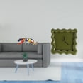 thumbnail image 2 of Reloj de pared con forma de escultura cuadrada, silencioso, sin , diseño moderno y decorativo, ideal para sala de estar, entrada o oficina., 2 of 8