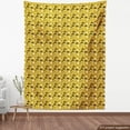 thumbnail image 4 of Ambesonne Mustard Fabric by the Yard Upholstery, Ceiling Lamp Retro Drawings, 10 Yards, Dark Yellow Charcoal Grey, 4 of 5