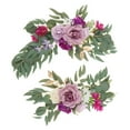 thumbnail image 2 of 2 Rustic Wedding Arch Lively Leaves with Ties And Clips Art Swag for Wedding Reception Tabletop Ceremony Window , Option 4 E, 2 of 8