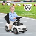thumbnail image 4 of Coche de Empuje 3 en 1 Costway con Barandillas de Seguridad Extraíbles Toldo Ajustable y Manija Parental 81,5 x 35 x 82 cm Blanco, 4 of 10