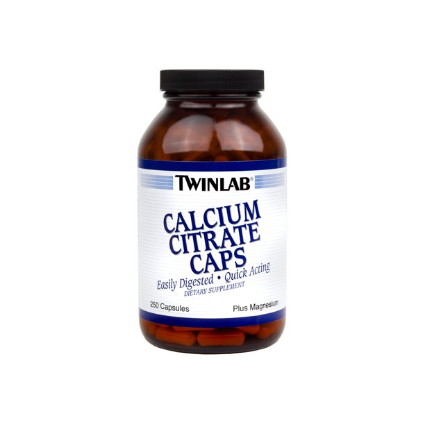 Twinlab Calcium Citrate Plus Magnesium Capsules, 250 Ct