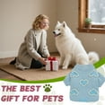 thumbnail image 7 of GASTROPOD Dog Sweater,Pearl Decor Blue Knit Pet Clothes,Light Wearing Small Dog Clothes,Style1, 7 of 7